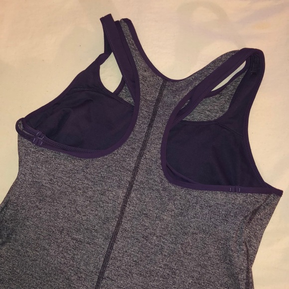 Lululemon Inspiration Tank! Heathered black grape - Picture 6 of 8